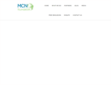 Tablet Screenshot of mcnfoundation.org